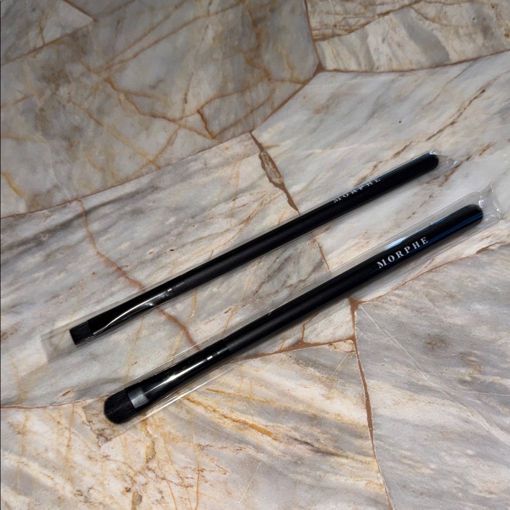 Morphe Black Precision Brushes‎ Set of 2